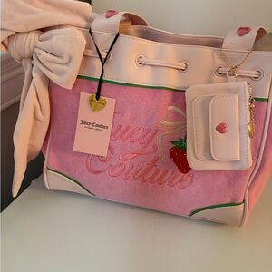 Juicy Couture Retro Strawberry Tote